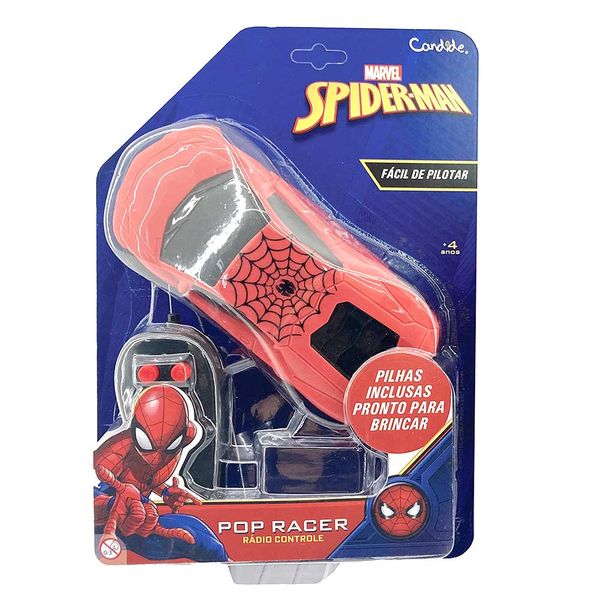 Carro de Controle Remoto Homem Aranha Candide
