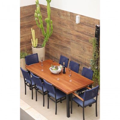 Conjunto Mesa 8 Cadeiras Externa Brisa Náutica - Solara