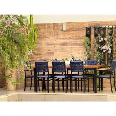 Conjunto Mesa 8 Cadeiras Externa Brisa Náutica - Solara