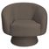 Poltrona Decorativa Liz Base Fixa Bouclé Marrom - Nexta Casa