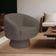 Poltrona Decorativa Liz Base Fixa Bouclé Marrom - Nexta Casa