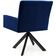 Cadeira Para Sala Angel Giratória Eiffel Preto Veludo Azul Royal - Nexta Casa