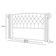 Cabeceira Casal King Cama Box 195 Cm Lisboa Corano Caramelo - Nexta Casa