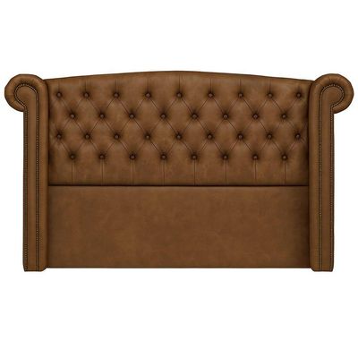 Cabeceira Casal King Cama Box 195 Cm Lisboa Corano Caramelo - Nexta Casa