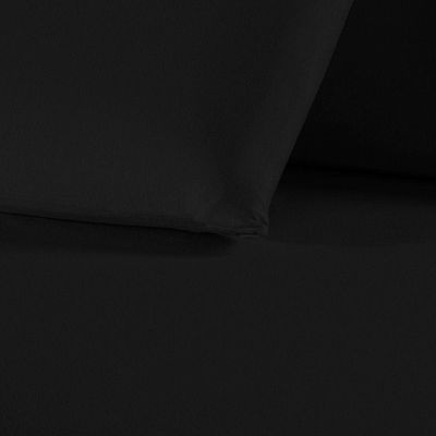 Kit Fronhas Nobre 2 Peças 50cm X 70cm Malha 100% Algodão - Preto