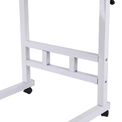 Mesa Multifuncional Notebook Rodinhas Altura Ajustavel Computador Escrivaninha Home Office Cor Marrom Sala Uso