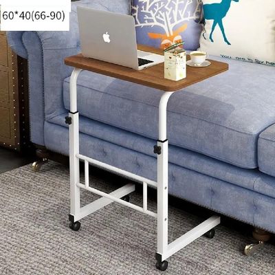 Mesa Multifuncional Notebook Rodinhas Altura Ajustavel Computador Escrivaninha Home Office Cor Marrom Sala Uso