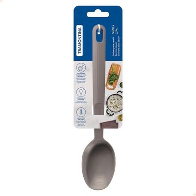 Colher Para Servir Tramontina Softta Em Silicone Cinza 25852160