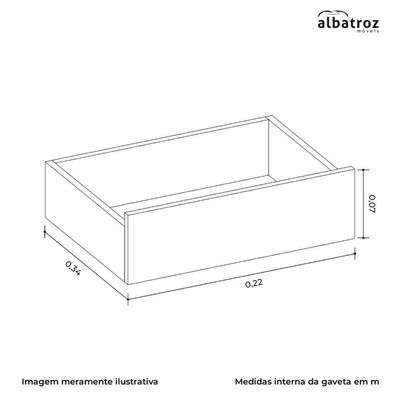 Penteadeira 2 Portas 4 Gavetas Com Visor De Vidro Studio Cinamomo/off White