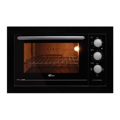 Forno Elétrico Fischer Fit Line Embutir 48l Preto 110V Autolimpante 34493(95481)