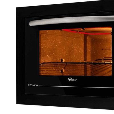 Forno Elétrico Fischer Fit Line Embutir 48l Preto 110V Autolimpante 34493(95481)