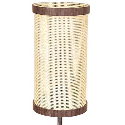 Abajur Muller Straw Sala Palha Imbuia 1 Lâmpada 2550ib