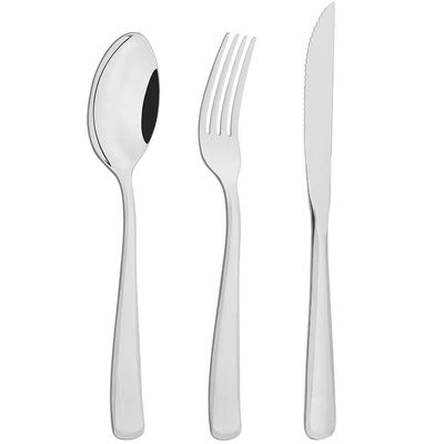 Faqueiro Tramontina Pacific Aço Inox C- Facas De Churrasco Brilho E Detalhes No Cabo 36 Pçs 66962134