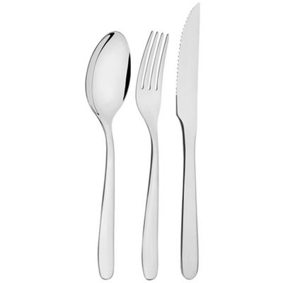 Faqueiro Tramontina Havaí Aço Inox Facas Para Churrasco E Acab. Brilho C- Detalhes 72 Peças 66905150