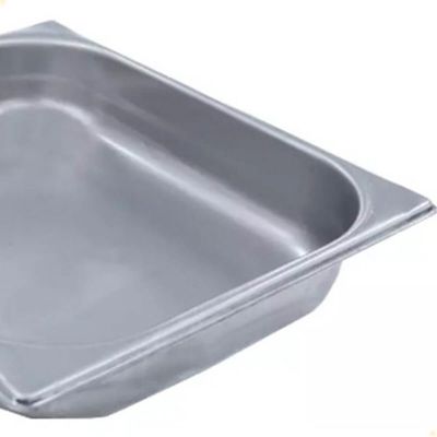 Cuba Lisa Venâncio Em Inox 304 Gn 1-2 32,5 X 26,5 X 6 Cm Para Forno Combinado Gn 1-2 515031