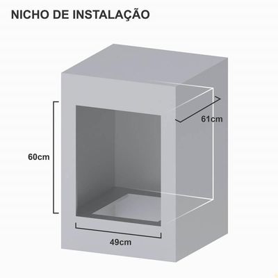 Forno De Embutir Venax á Gás 50l Totale Nero Giii Glp 220V 26019