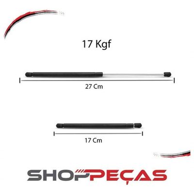 Amortecedor para Cama box-baú Amortex F103 Uso Geral 27,0CM X 17,0CM Carga 17KG