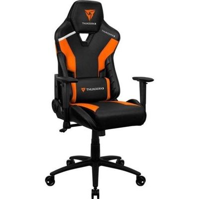Cadeira Gamer TC3 Tiger Orange em Poliuretano com AIR Tech e Rotação 360 Graus Laranja