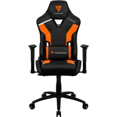 Cadeira Gamer TC3 Tiger Orange em Poliuretano com AIR Tech e Rotação 360 Graus Laranja