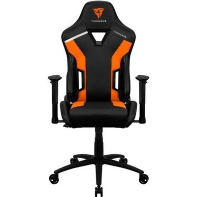 Cadeira Gamer TC3 Tiger Orange em Poliuretano com AIR Tech e Rotação 360 Graus Laranja