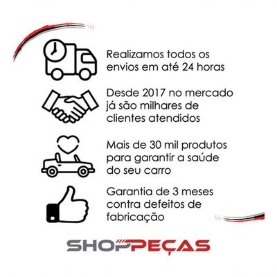 Amortecedor para Cama box-baú Amortex F103 Uso Geral Carga 60KG 43,0CM X 21,5CM