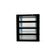 Gaveteiro de Mesa 4 Gavetas Pequeno Organizador BPA Free Modular para Escritório Preto