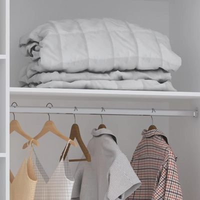 Guarda Roupa Solteiro Modulado Cp04 Taiga Branco L01 - Mpozenato