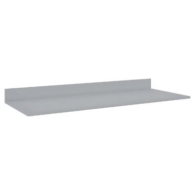 Tampo Para Balcão De Cozinha 160cm Mdp Cinza Claro - Lumil