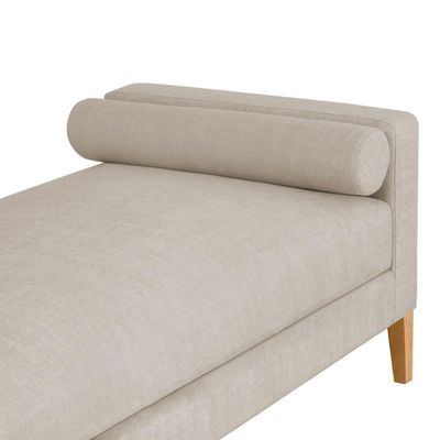 Recamier Berlim 1,20m Suede Bege - Inova Decorações