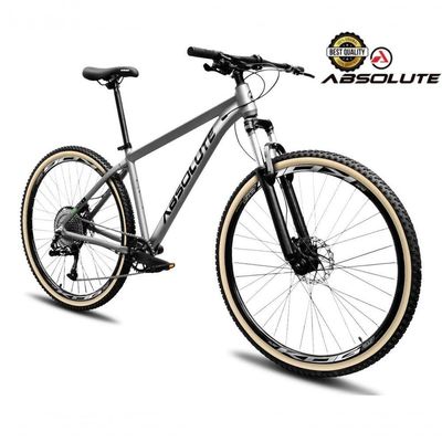 Bicicleta Aro 29 Nero 5 Peças Inteira Absolute 12v Freio Hidráulico Garfo Com Trava K7 11-52d Cinza 21