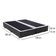 Cama Box Casal Bipartido Sintético Mega Cama Cinza 138x188x42cm