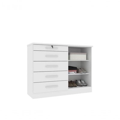 Cômoda 2 Portas 5 Gavetas - Istambul-neve - Tcil Móveis