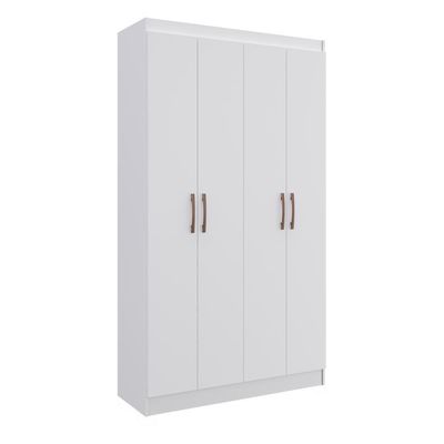 Armário 4 Portas Multiuso Multimóveis Vcr8000 Branco