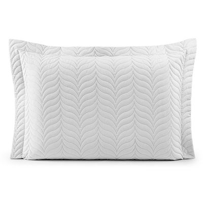 Porta Travesseiro Avulso 70cm x 50cm Com Debrum 1 Peça Paris Matelado  Percal 150 Fios 100% Algodão - Branco