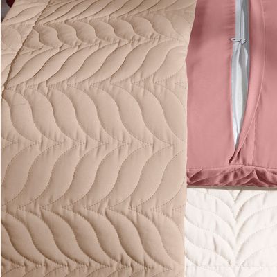 Porta Travesseiro Avulso 70cm x 50cm Com Debrum 1 Peça Paris Matelado  Percal 150 Fios 100% Algodão - Cáqui