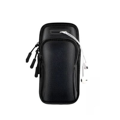 Braçadeira Esportiva para Corrida Caminhada Treino Impermeável com Alça Ajustável Preto