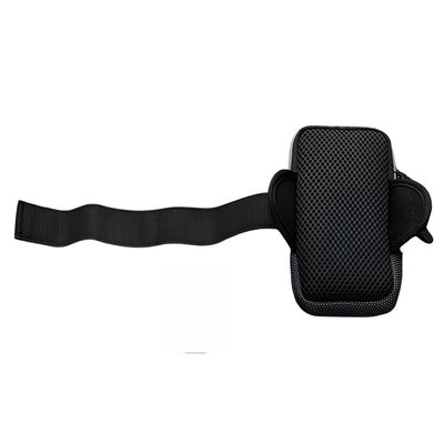 Braçadeira Esportiva para Corrida Caminhada Treino Impermeável com Alça Ajustável Preto