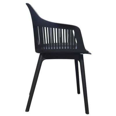 Mesa de Jantar Quadrada 90cm com 4 Cadeiras Marcela –  Preto