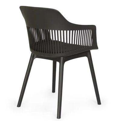 Mesa de Jantar Quadrada 90cm com 4 Cadeiras Marcela –  Preto