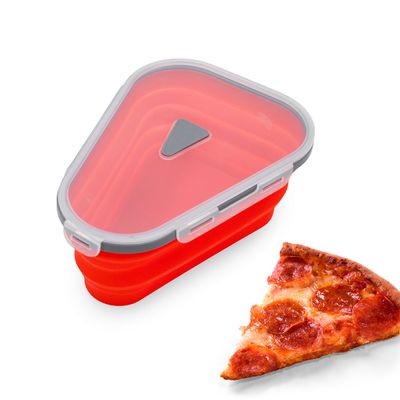 Pote Expansível Armazenar Pizza - Vermelho
