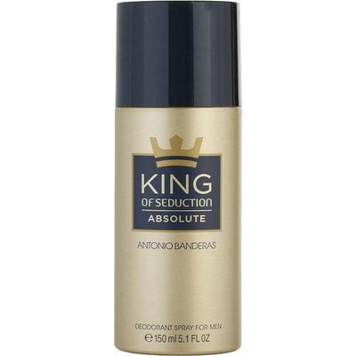 Desodorante Masculino Antonio Banderas King Of Seduction Absolute Spray 150 Ml