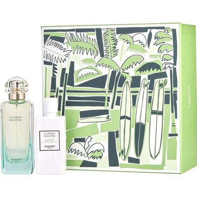 Perfume Feminino Hermes Un Jardin Sur Le Nil Edt Spray 100 Ml&loção Corporal 80
