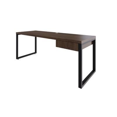 Mesa Presidente C-01 Gav. 190x70x75cm Yon - Nogueira-est.preta Nogueira-est.preta