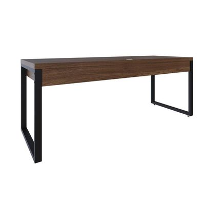 Mesa Presidente C-01 Gav. 190x70x75cm Yon - Nogueira-est.preta Nogueira-est.preta