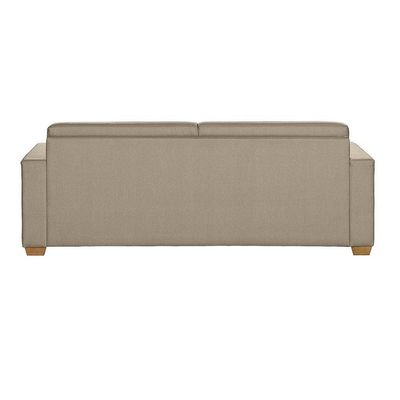 Sofá Living Com 4 Lugares 2.20M Linho Corriente Bege