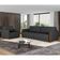 Conjunto Sofá 3 Lugares 223cm E Poltrona 98cm Amaranto M22 Pu Preto - Mpozenato
