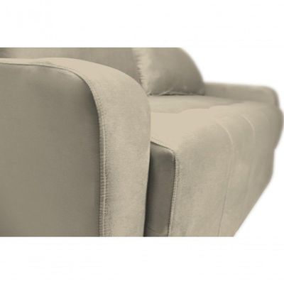 Sofá Cama Para Sala De Estar Amora New Veludo Matrix - Capp Cappuccino