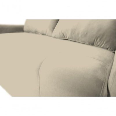 Sofá Cama Para Sala De Estar Amora New Veludo Matrix - Capp Cappuccino