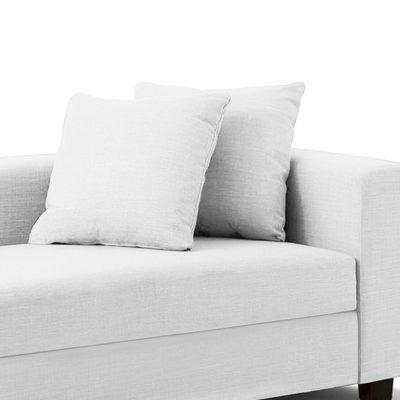 Recamier Divã Aspen 1,60m Corino Branco - Inova Decorações