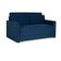 Sofá Cama Castor Casal Salerno Max Suede Azul 2 Lugares